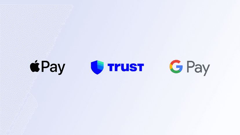Compre cripto com Apple Pay e Google Pay na Trust Wallet