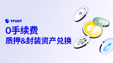 在 Trust Wallet 兑换稳定币，即日起享 「0 手续费」