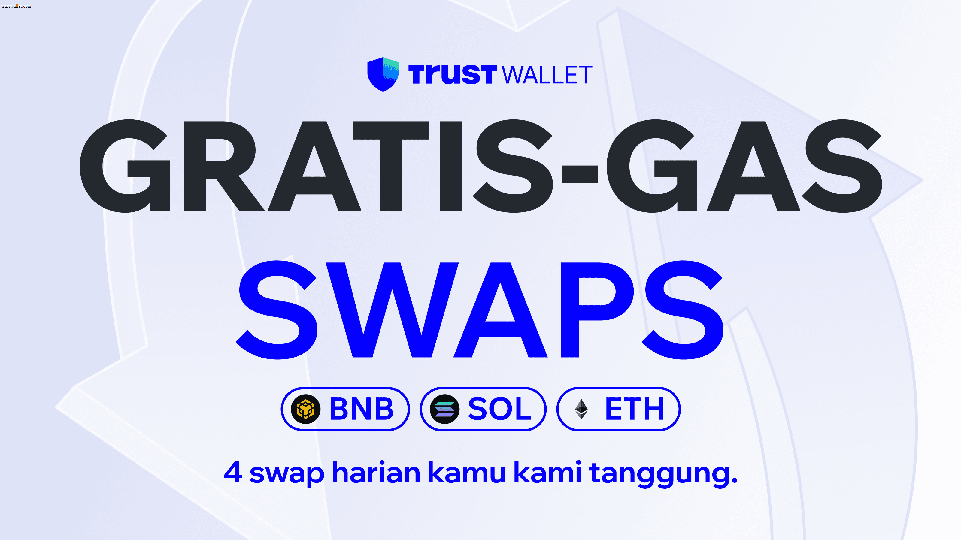 Trust Wallet Kini Menanggung Biaya Gas Kamu